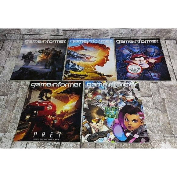 Lot Of 5 Game Informer Magazine Issues 281, 282, 283, 285, 286 - Picture 1 of 11